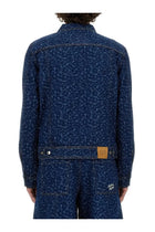 Maison Kitsuné Men's Denim Jacket Blue, view 3