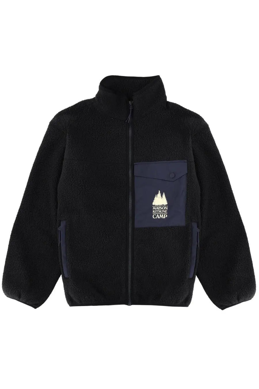 Maison Kitsuné Men's Fleece Jacket Black