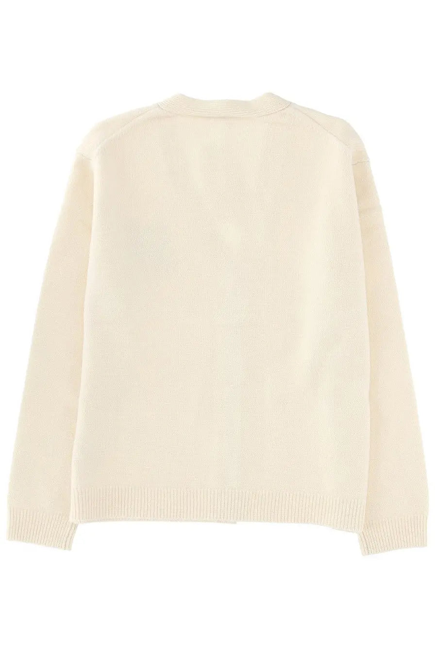 Maison Kitsuné Men's Fox Head Cardigan Beige, view 2