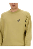 Maison Kitsuné Men's Oversize Sweatshirt Beige, view 4