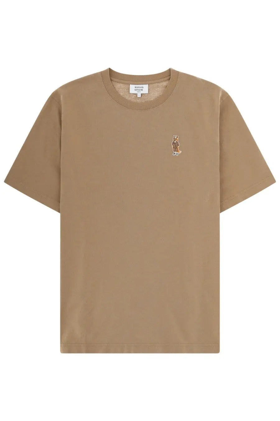 Maison Kitsuné Men's Shirt Dressed Fox Beige