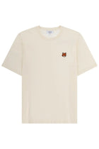 Maison Kitsuné Men's Shirt Fox Head Beige