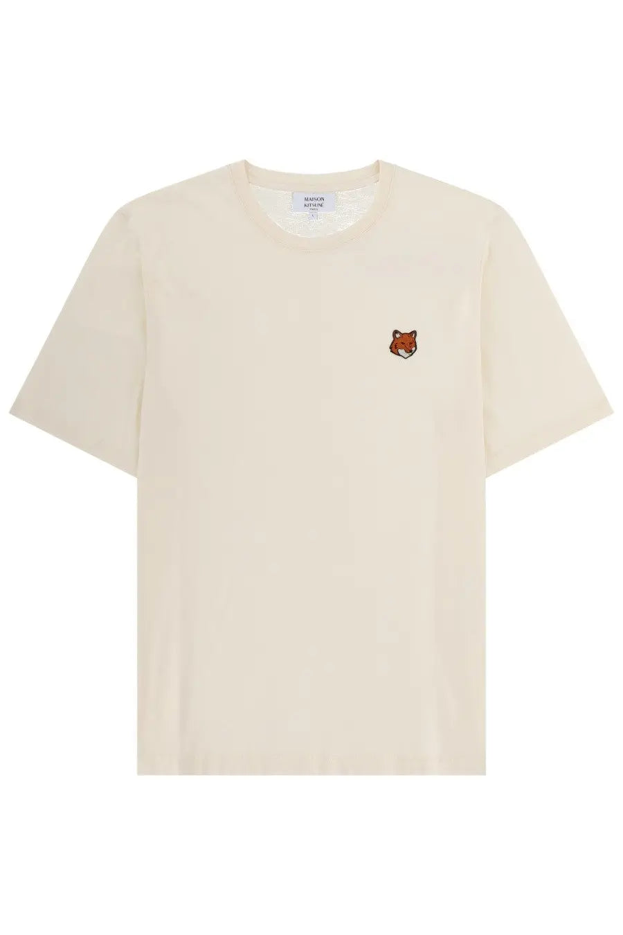 Maison Kitsuné Men's Shirt Fox Head Beige