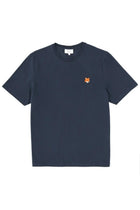 Maison Kitsuné Men's Shirt Fox Head Blue