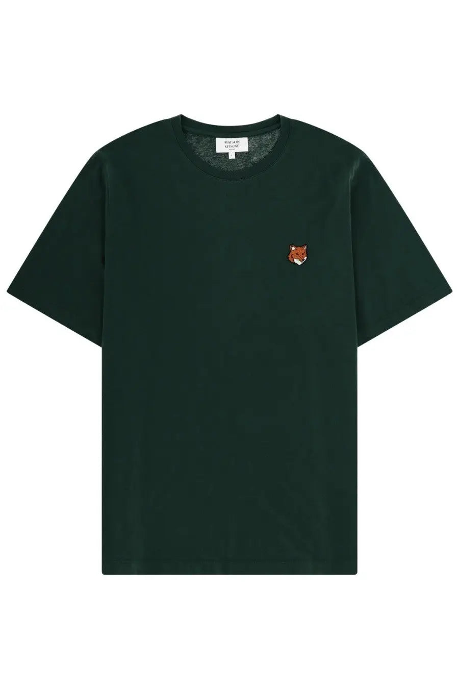 Maison Kitsuné Men's Shirt Fox Head Green