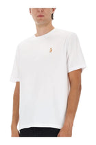 Maison Kitsuné Men's Standing Fox Comfort Shirt White, view 4