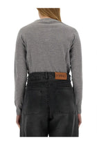 Maison Kitsuné Women's Baby Fox Jersey Grey, view 3