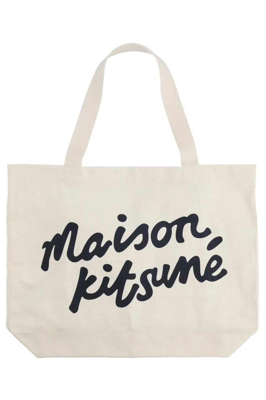 Maison Kitsuné Women's Tote Bag with Scritta White