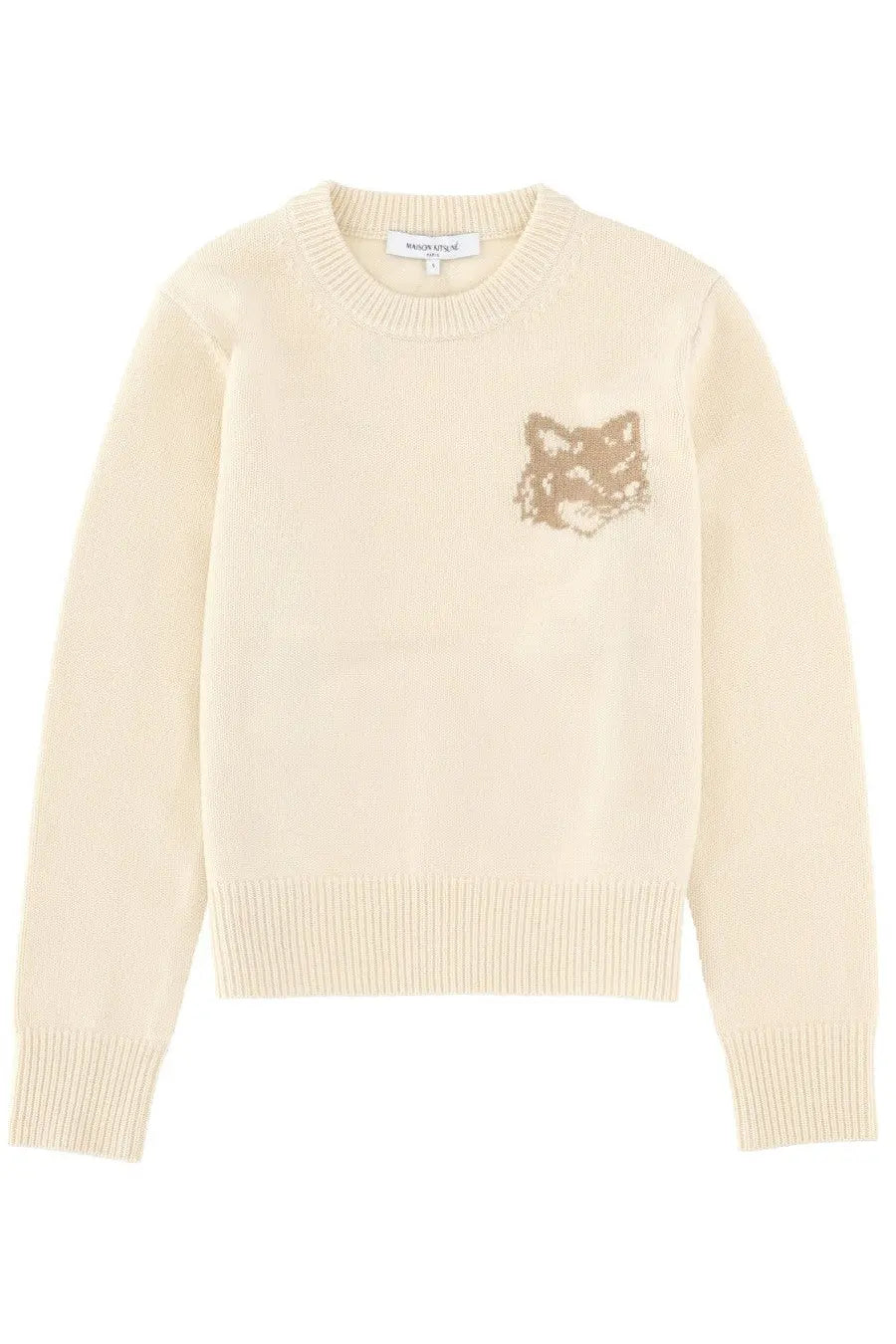 Maison Kitsuné Women's Fox Head Sweater Pink