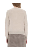 Maison Kitsuné Women's Baby Fox Sweater Beige, view 3