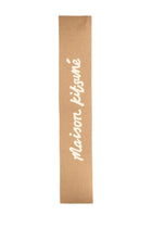 Maison Kitsuné Women's Wool Scarf Beige