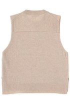 Maison Kitsuné Women's Wool Vest Beige, view 2