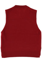 Maison Kitsuné Women's Wool Vest Red, view 2