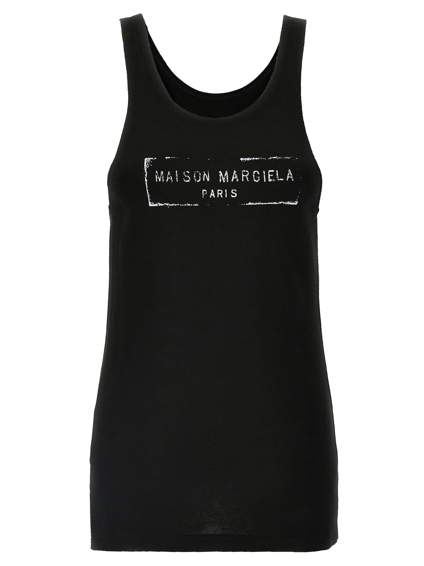 MAISON MARGIELA - MAISON MARGIELA - Logo tank top - Women’s Tops