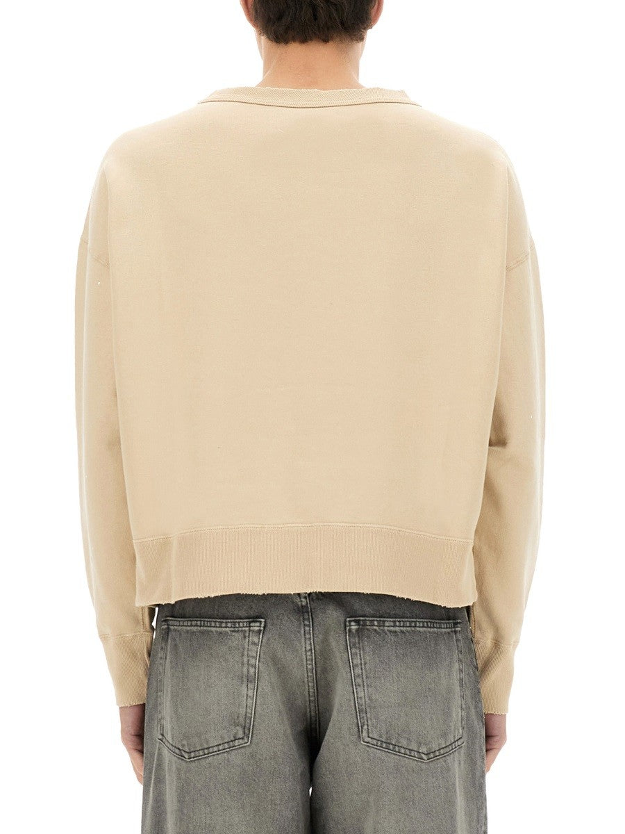 Maison Margiela - Sweatshirt With Handwritten Logo - Home-&gt;Unisex-&gt;Clothing-&gt;Sweatshirts