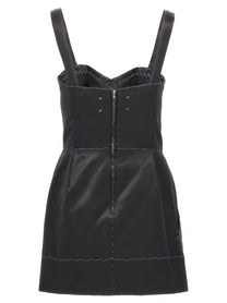 MAISON MARGIELA - MAISON MARGIELA - Contrast stitching corset dress - Women’s Clothing