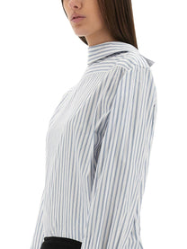 Maison Margiela - Maison Margiela Inverted Striped Dress Shirt - Woman-&gt;Clothing-&gt;Dresses
