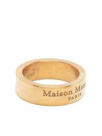 Maison Margiela Maison Margiela engraved logo silver ring Jewellery