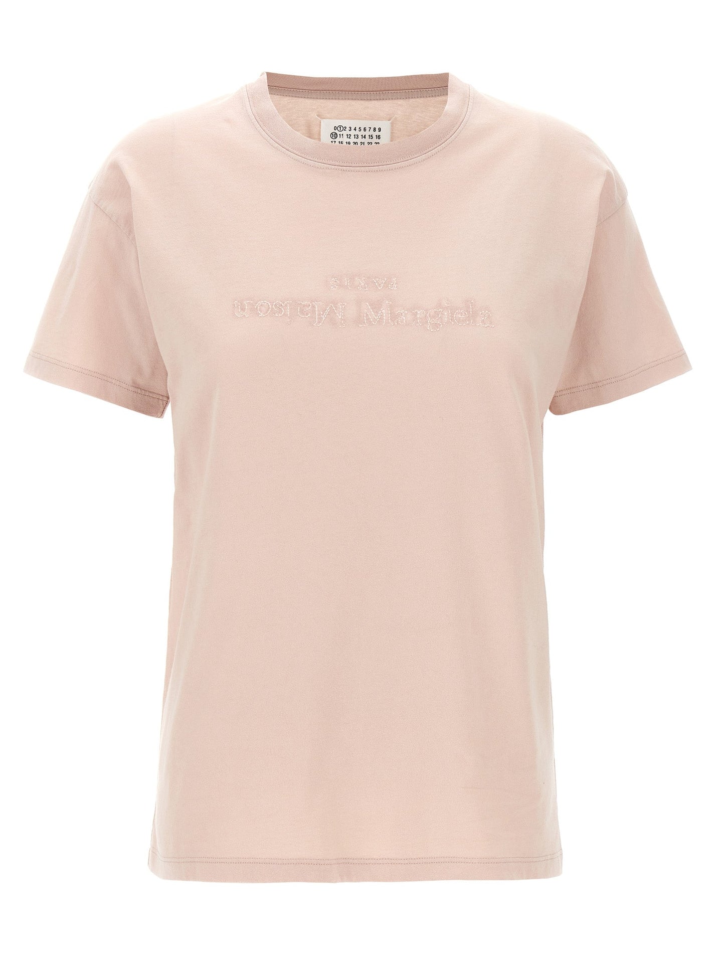 MAISON MARGIELA - MAISON MARGIELA - Logo embroidery t-shirt - Women’s Tops
