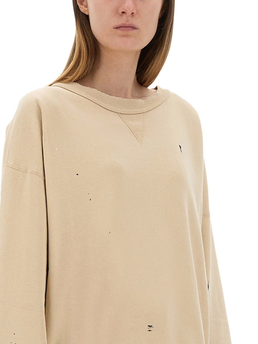 Maison Margiela - Sweatshirt With Handwritten Logo - Home-&gt;Unisex-&gt;Clothing-&gt;Sweatshirts