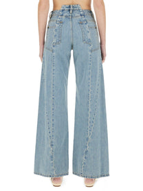 Maison Margiela - Jeans In Denim - Home-&gt;Woman-&gt;Clothing-&gt;Jeans