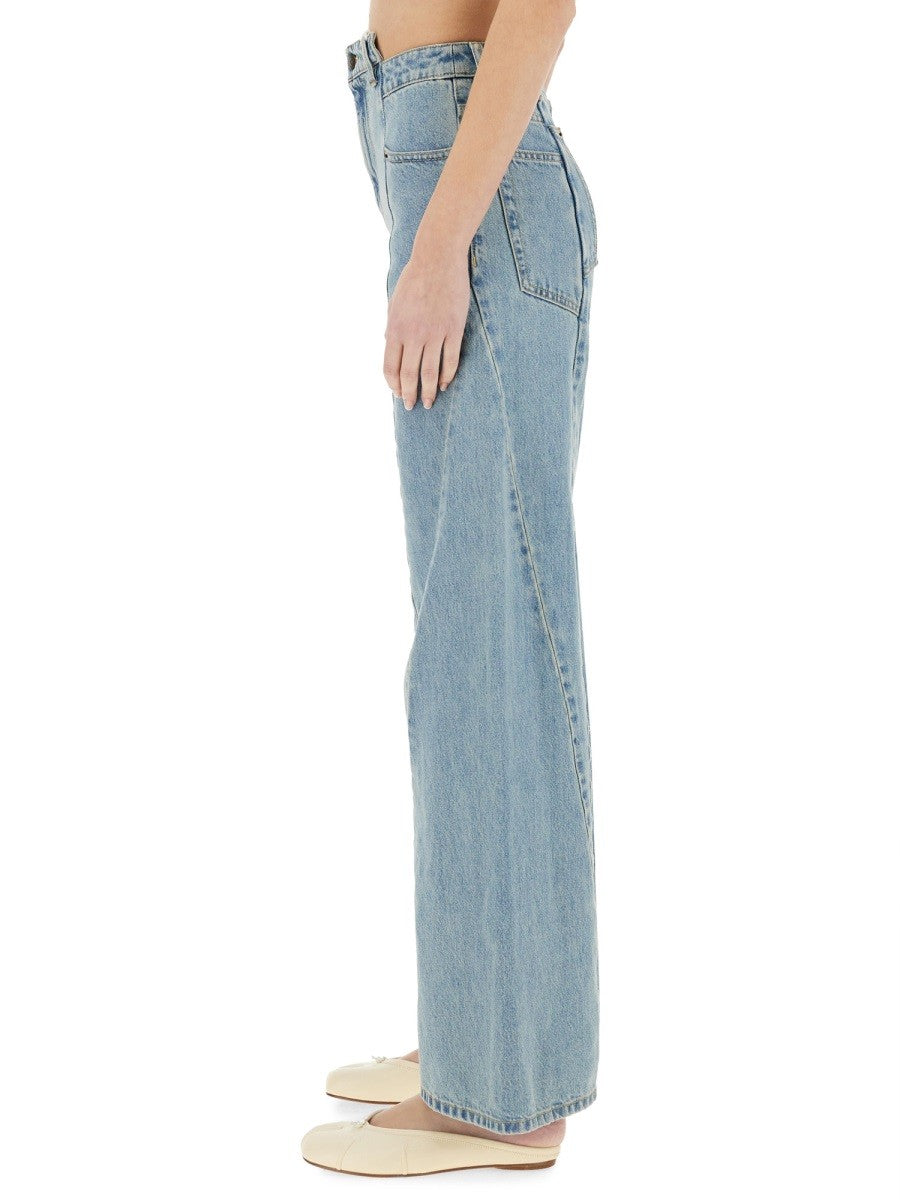 Maison Margiela - Jeans In Denim - Home-&gt;Woman-&gt;Clothing-&gt;Jeans