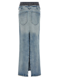 MAISON MARGIELA - MAISON MARGIELA - Slits denim skirt - Women’s Clothing