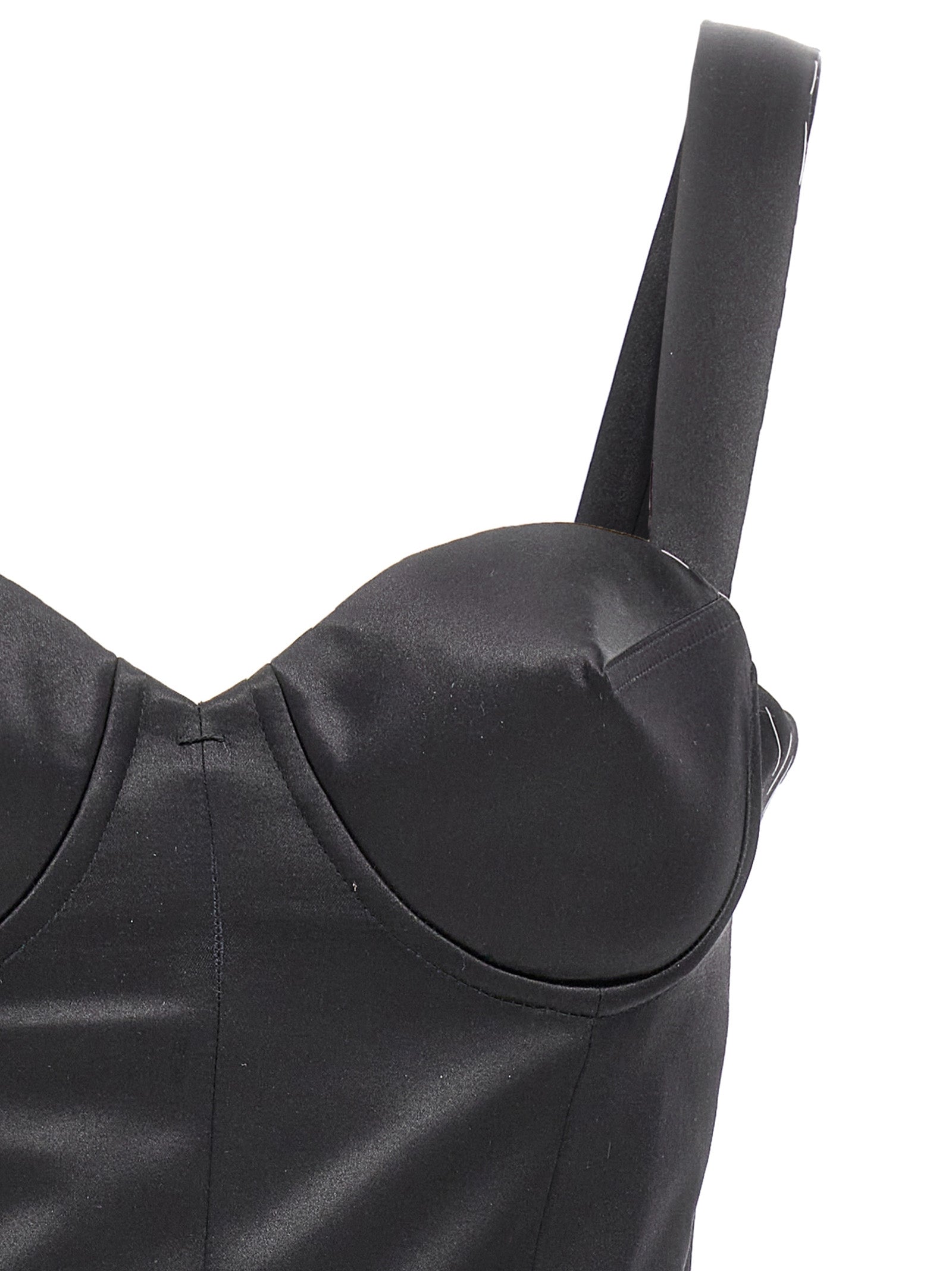 MAISON MARGIELA - MAISON MARGIELA - Contrast stitching corset dress - Women’s Clothing