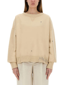 Maison Margiela - Sweatshirt With Handwritten Logo - Home-&gt;Unisex-&gt;Clothing-&gt;Sweatshirts