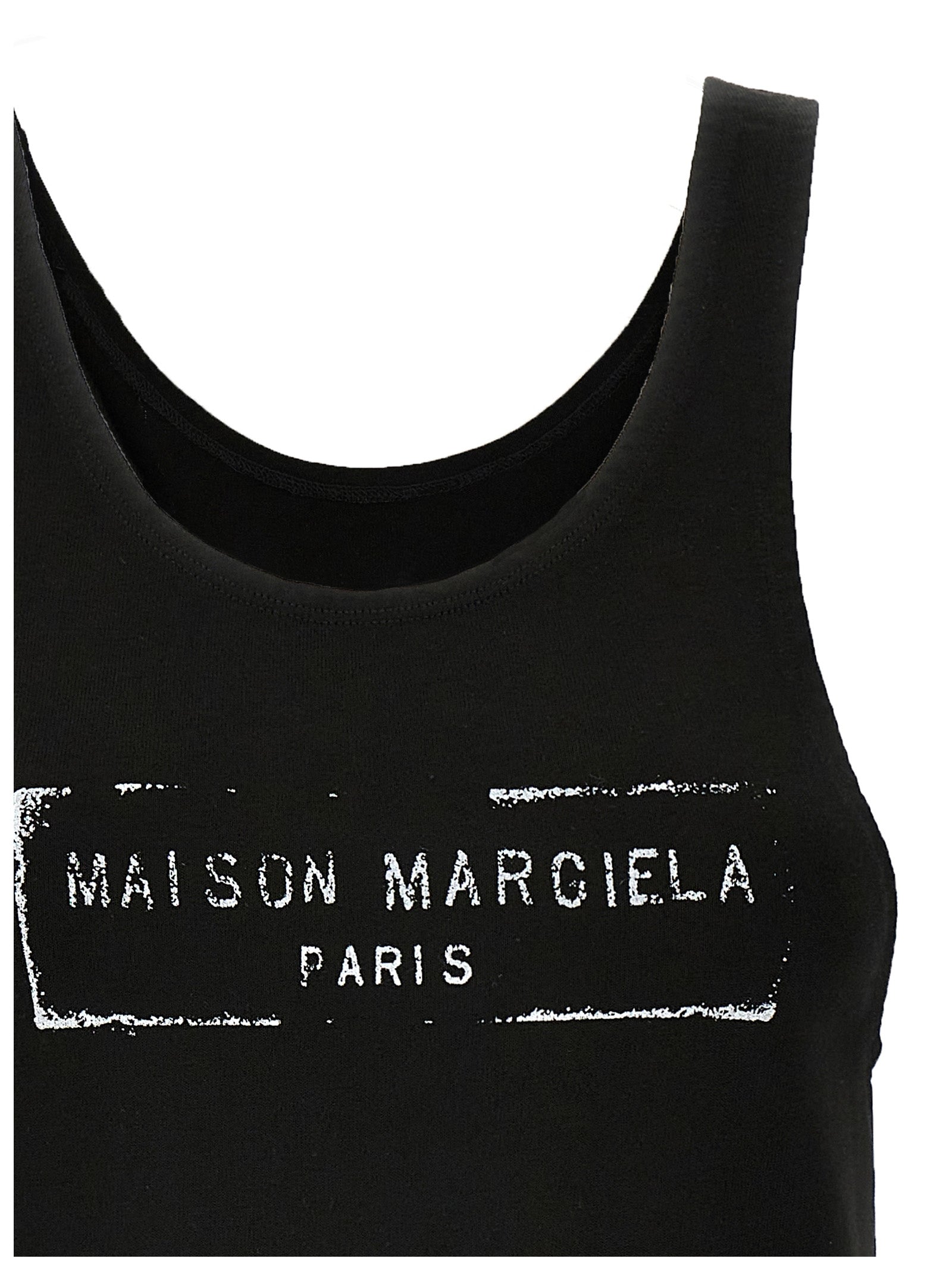 MAISON MARGIELA - MAISON MARGIELA - Logo tank top - Women’s Tops