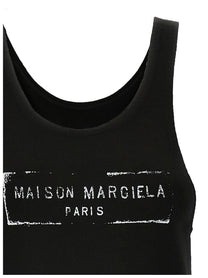 MAISON MARGIELA - MAISON MARGIELA - Logo tank top - Women’s Tops