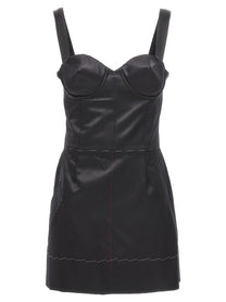 MAISON MARGIELA - MAISON MARGIELA - Contrast stitching corset dress - Women’s Clothing