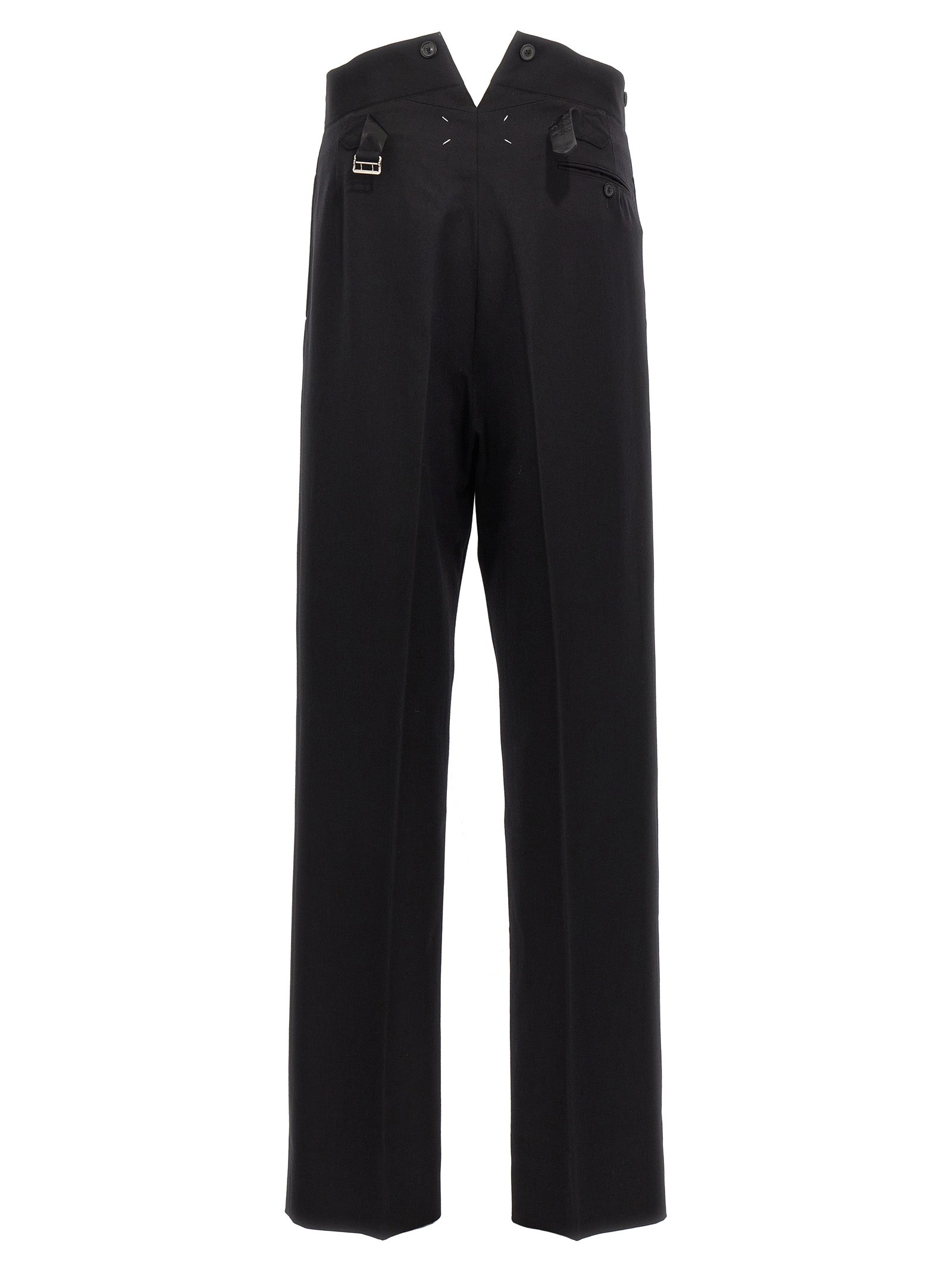 MAISON MARGIELA - MAISON MARGIELA - Strap wool pants - Men’s Pants
