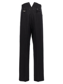 MAISON MARGIELA - MAISON MARGIELA - Strap wool pants - Men’s Pants