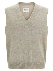 MAISON MARGIELA - MAISON MARGIELA - Bouclé knit vest - Men’s Knitwear