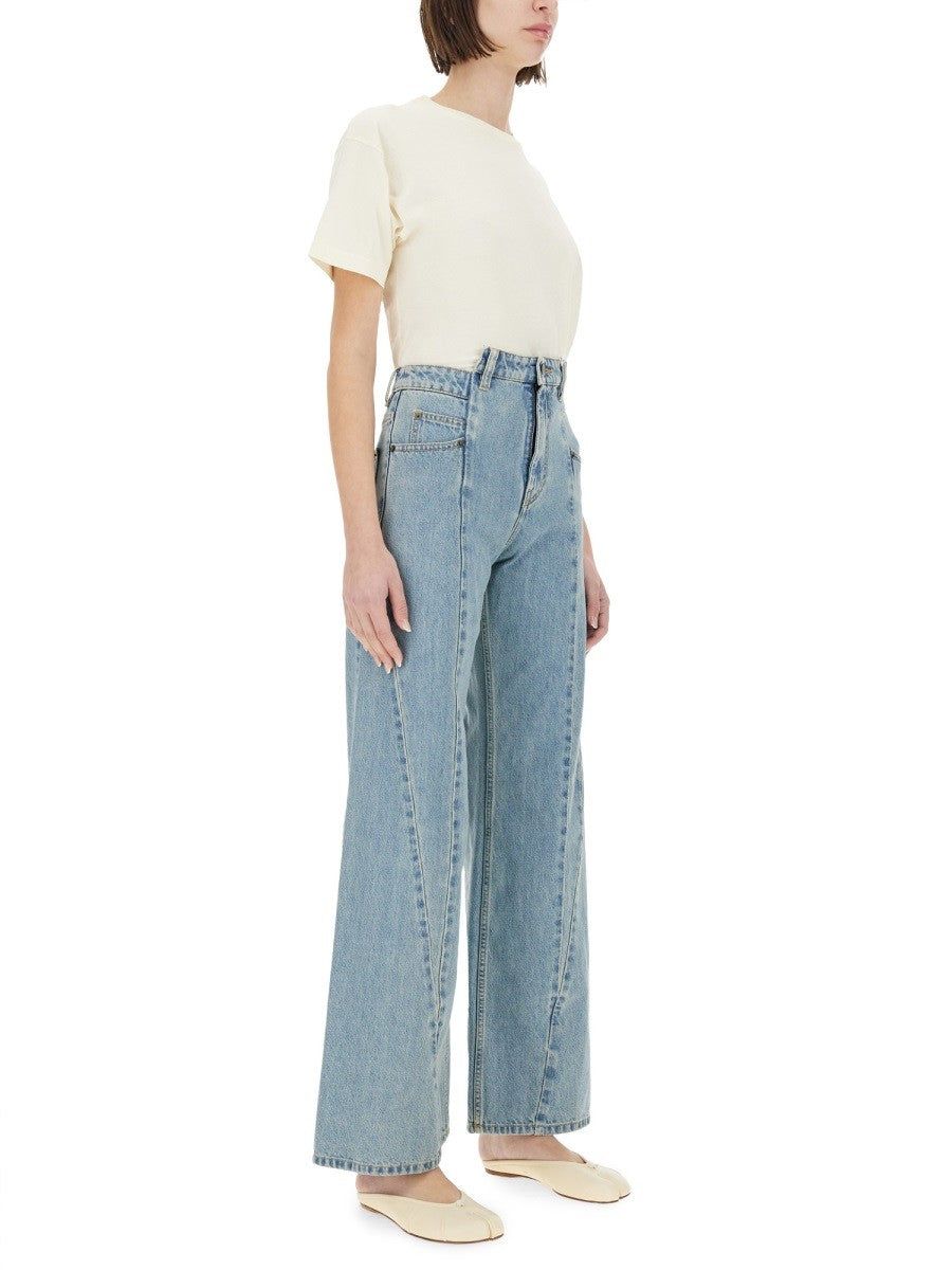 Maison Margiela - Jeans In Denim - Home-&gt;Woman-&gt;Clothing-&gt;Jeans