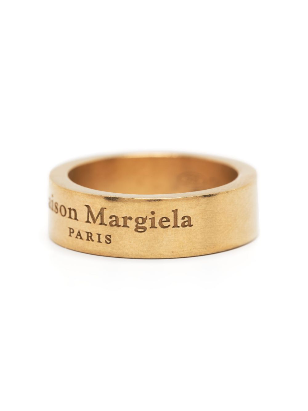 Maison Margiela Maison Margiela engraved logo silver ring Jewellery