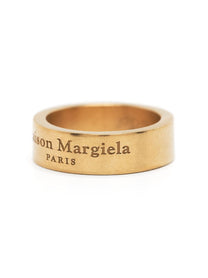 Maison Margiela Maison Margiela engraved logo silver ring Jewellery