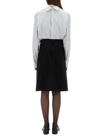 Maison Margiela - Maison Margiela Inverted Striped Dress Shirt - Woman-&gt;Clothing-&gt;Dresses