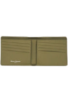 Maison Margiela Men's BI Fold Four Stitches Wallet Green, view 3