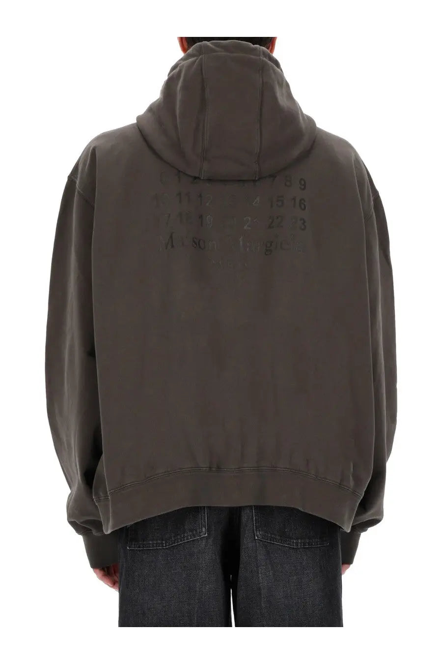 Maison Margiela Men's Hoodie Brown, view 3
