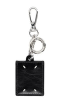Maison Margiela Men's Leather Keychain Black, view 2