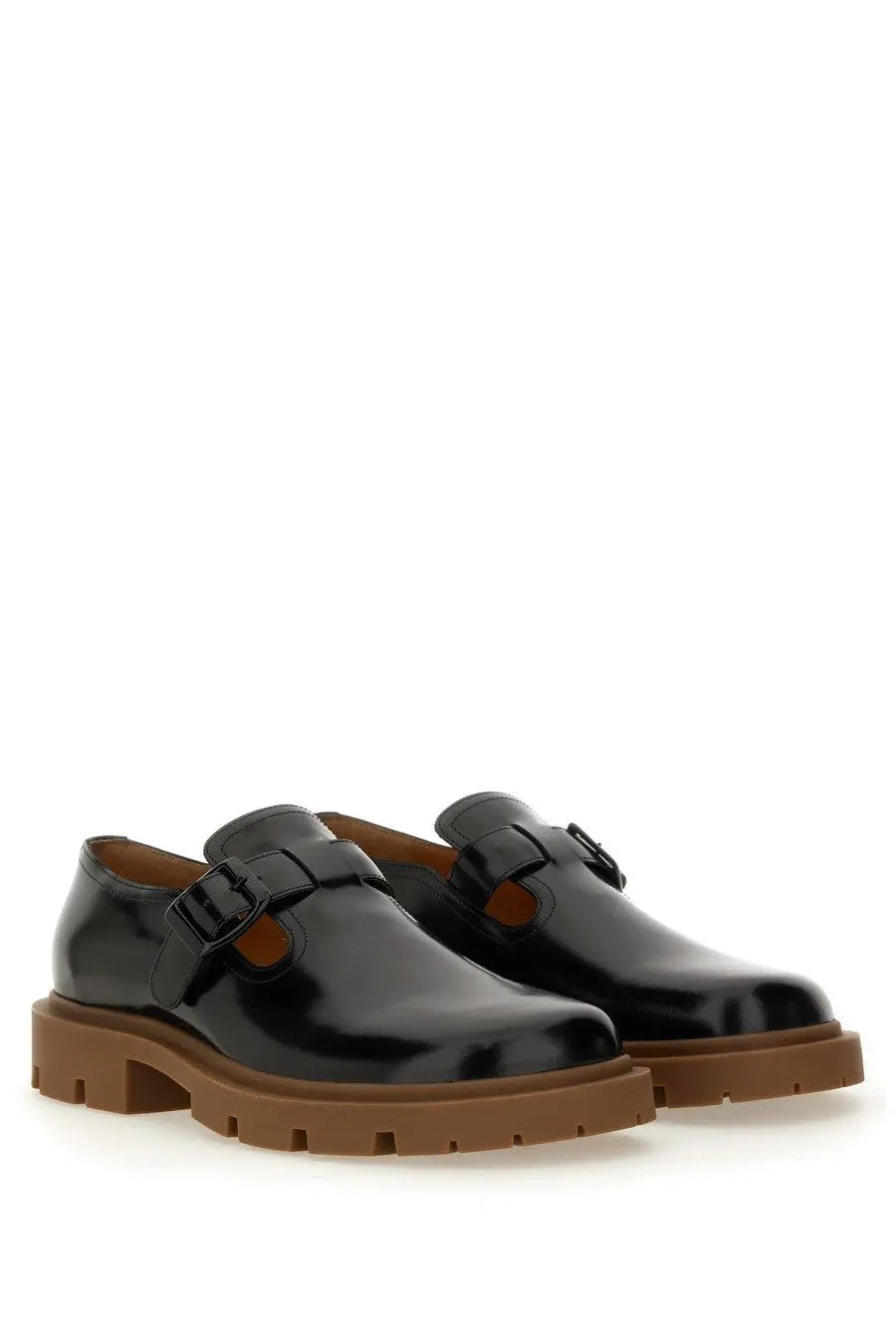 Maison Margiela Men's Leather Monk Black, view 2