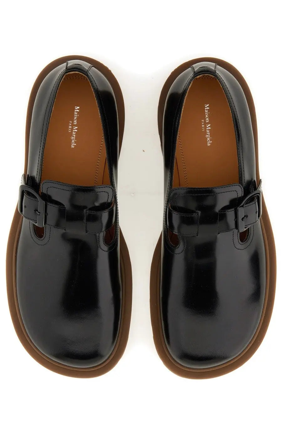 Maison Margiela Men's Leather Monk Black, view 6