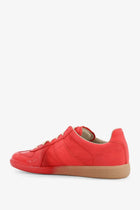 Maison Margiela Men's Replica Leather Sneakers Black, view 3