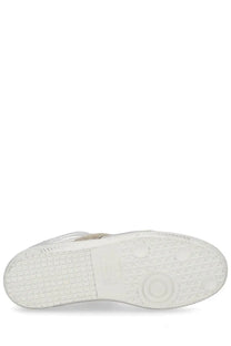 Maison margiela men’s replica sneaker multicolor with white rubber sole featuring textured grid pattern and circular tread design