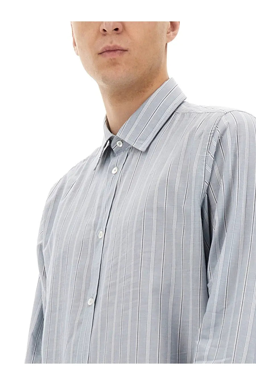 Maison Margiela Men's Striped Shirt Blue, view 4