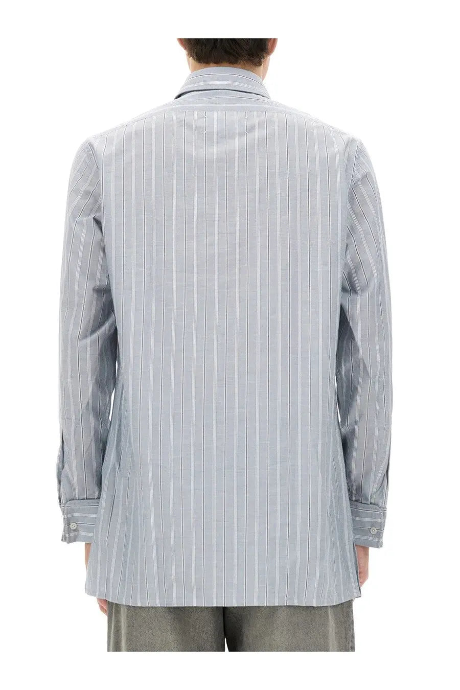 Maison Margiela Men's Striped Shirt Blue, view 3