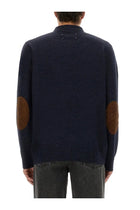 Maison Margiela Men's Wool Polo Blue, view 3