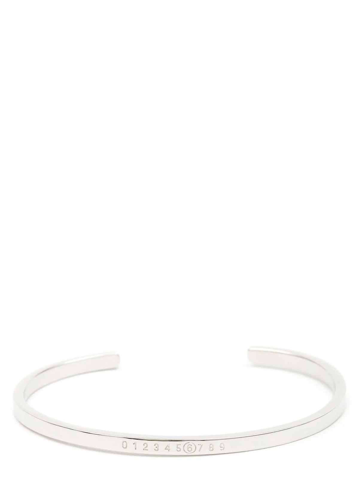MM6 Maison Margiela Maison Margiela MM6 Minimal Numeric Bracelet Silver